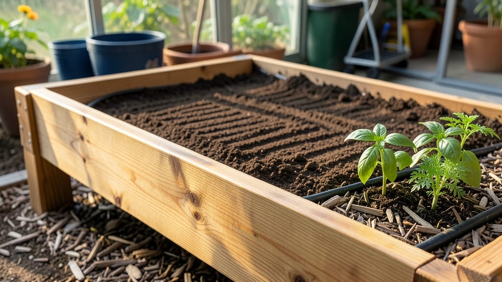 Raised Bed On Legs: Elevated Stability for Heavy Loads and Wind Resistance