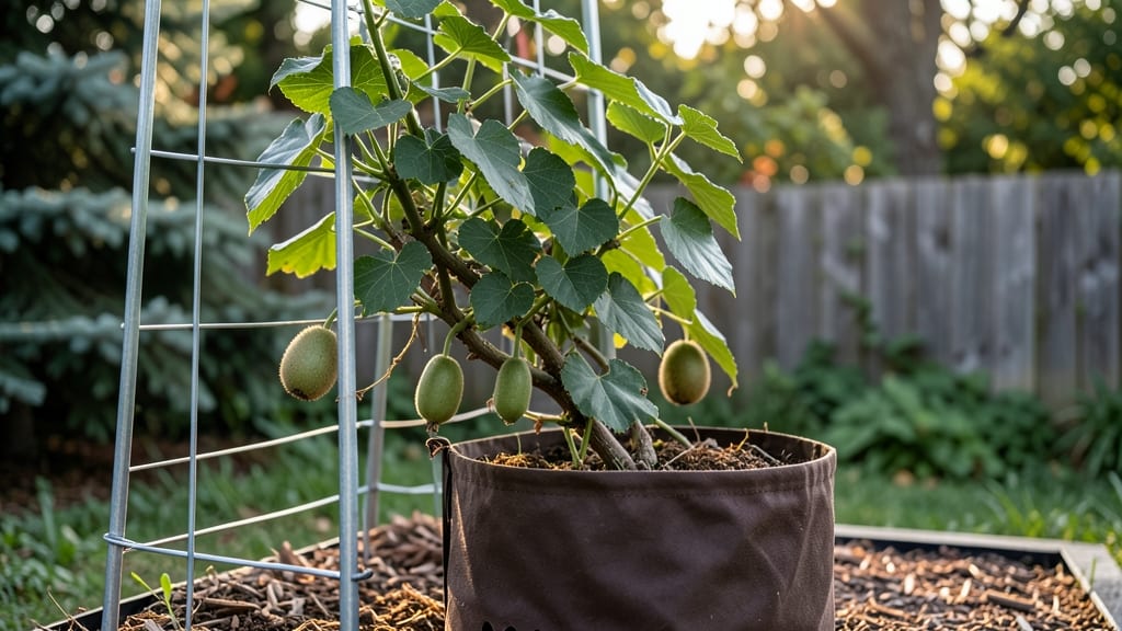 Growing Kiwi Fruit in Pots: Compact Vines for Balcony Harvests