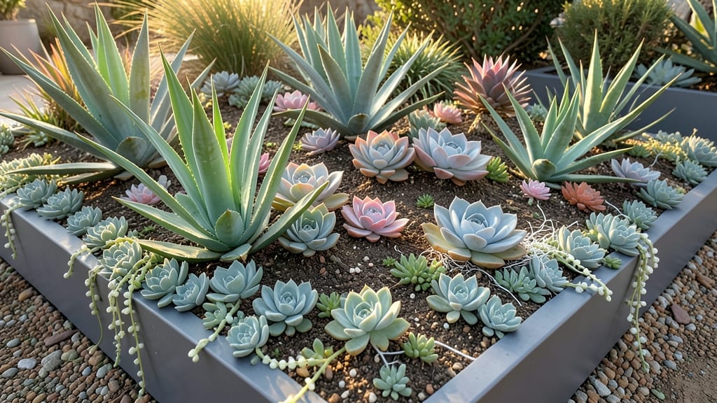 Drought-Tolerant Succulent Garden