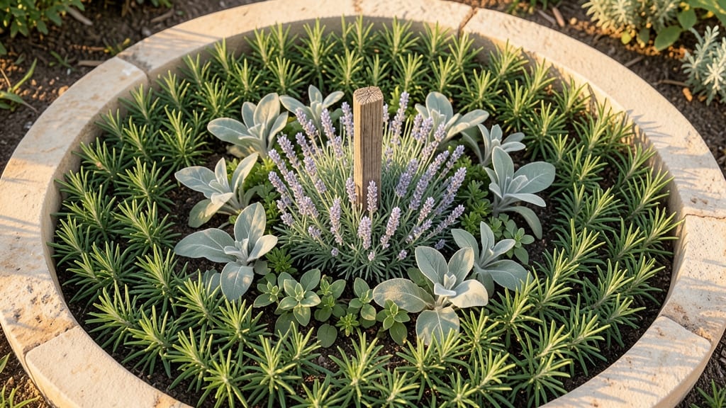 Mediterranean Herb Circle