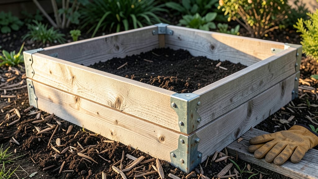 Raised Bed Brackets: Corner-Braced Strength for Heavy Loads