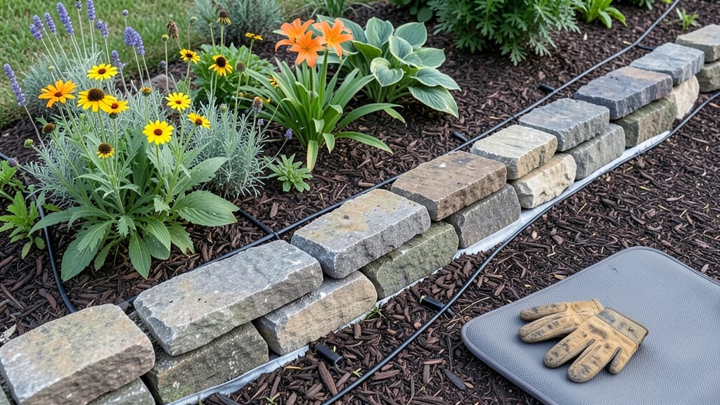 Flower Bed On Slope: Terraced Beauty That Defies Gravity Naturally