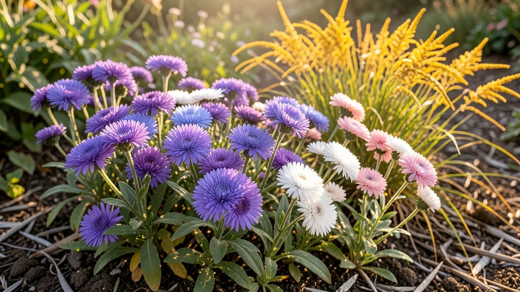 Late-Season Joy With Asters And Goldenrod