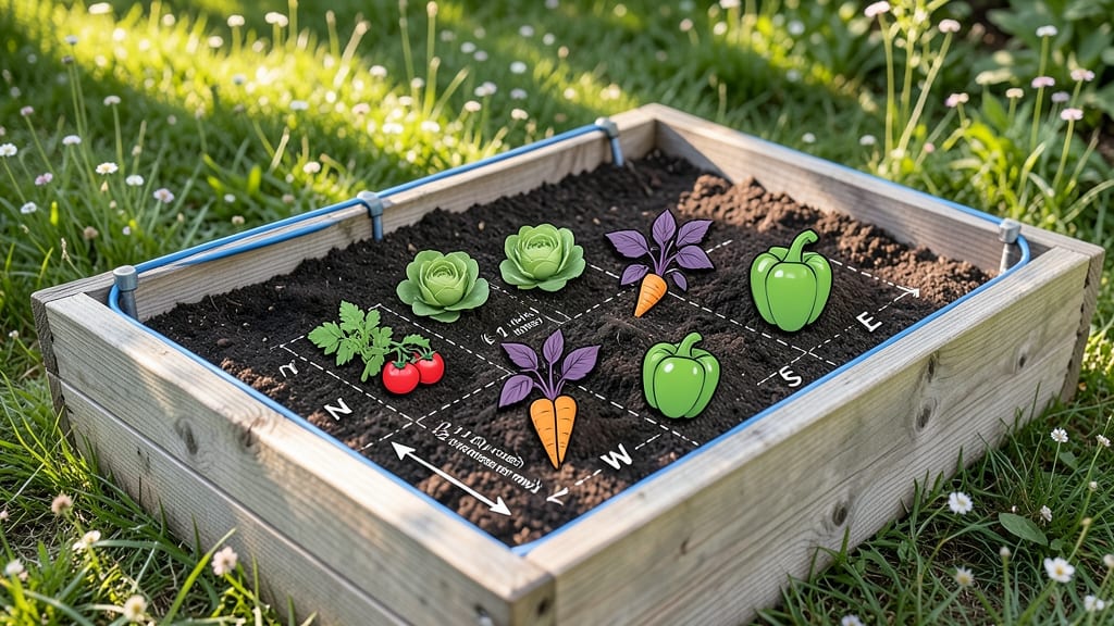 Raised Bed Garden Diagram: Proportional Layouts for Perfect Plant Spacing