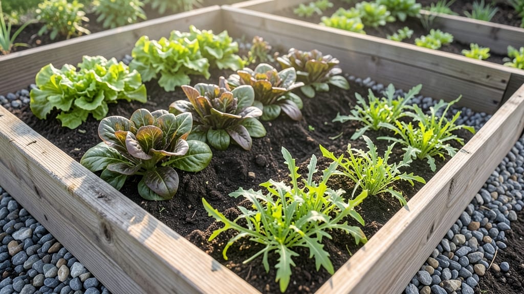 Salad Bar Continuous Harvest Layout