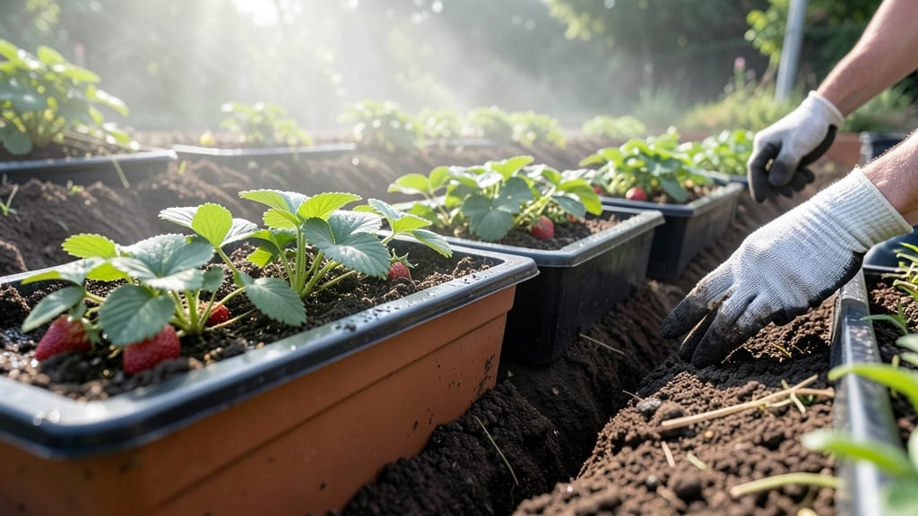 Underground Strawberry Planters