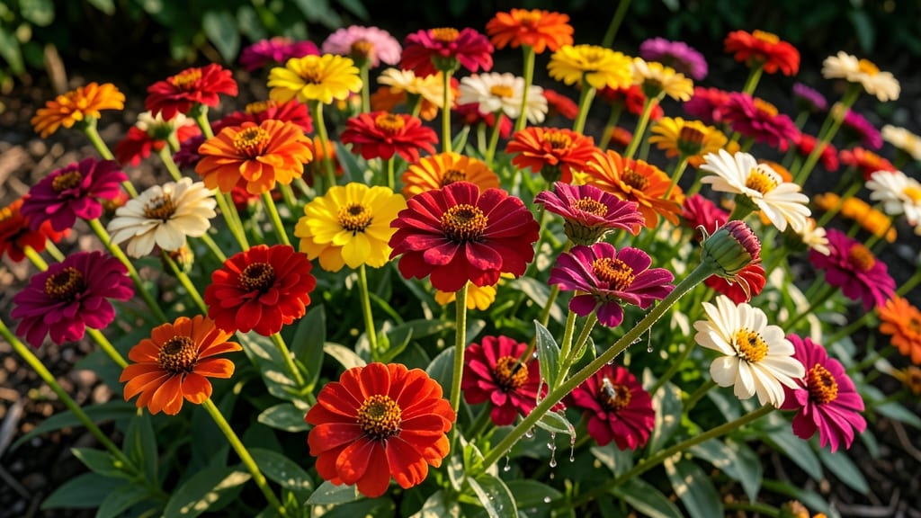 Zinnia Annual Flowers