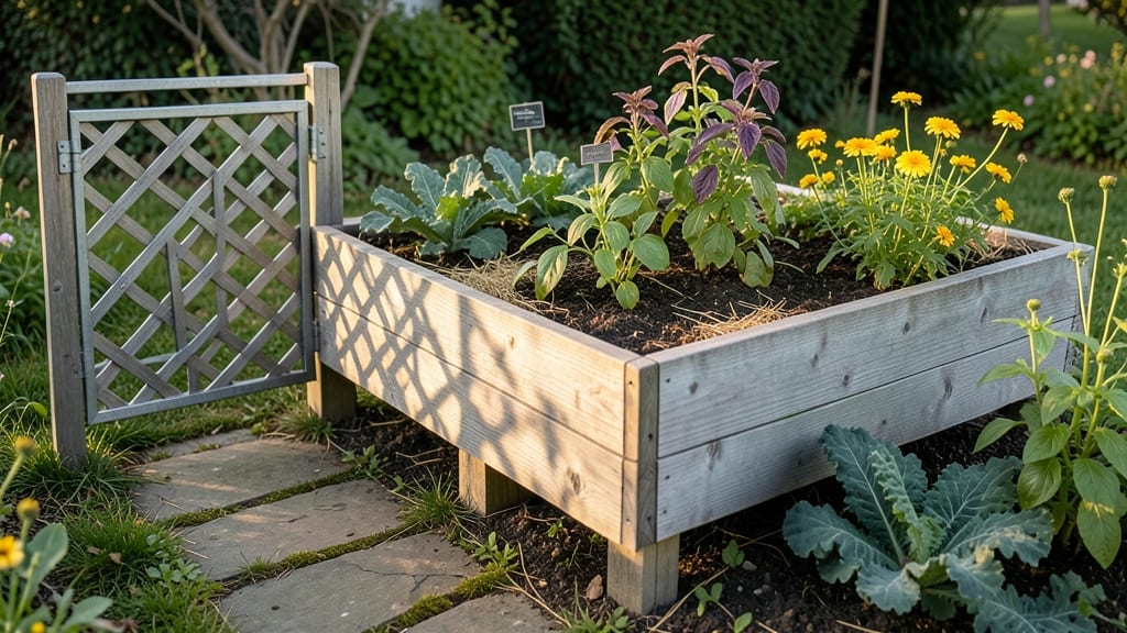 Raised Bed Garden Gate: Modular Privacy That Expands With Plant Growth