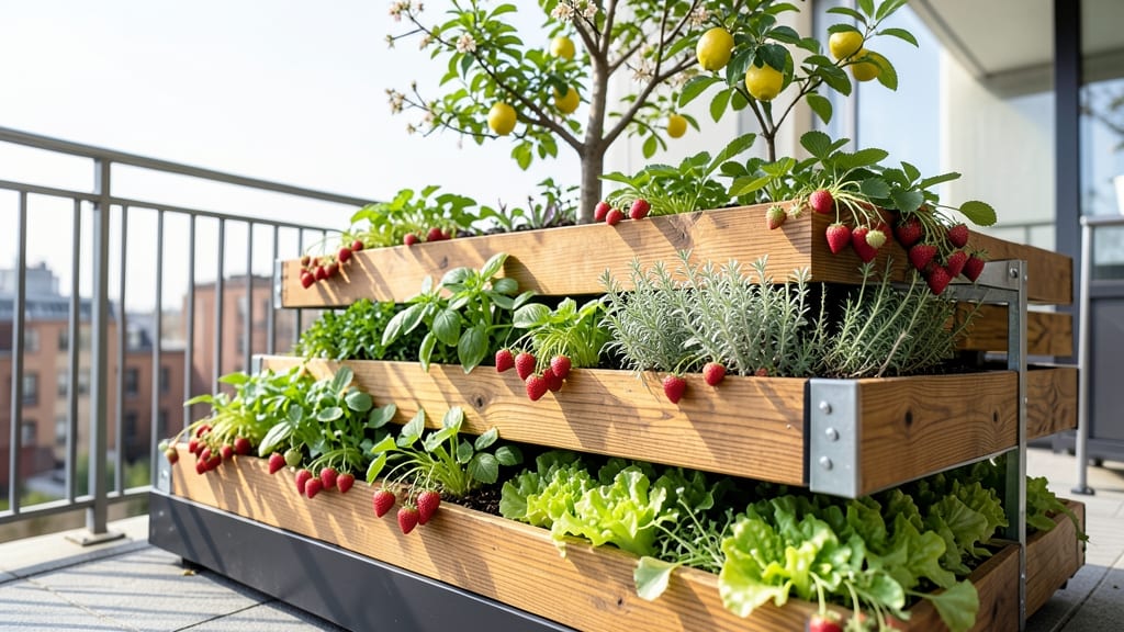 Tiered Raised Bed for Vertical Growth