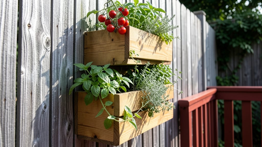 Tiered Wooden Planter Boxes