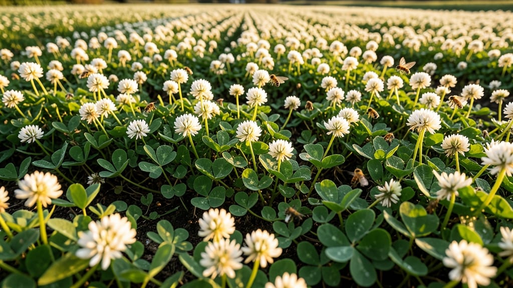 Clover (White Dutch Clover): Pollinator-Friendly Living Lawn