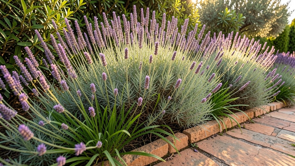 Asparagus And Lavender Privacy Screen