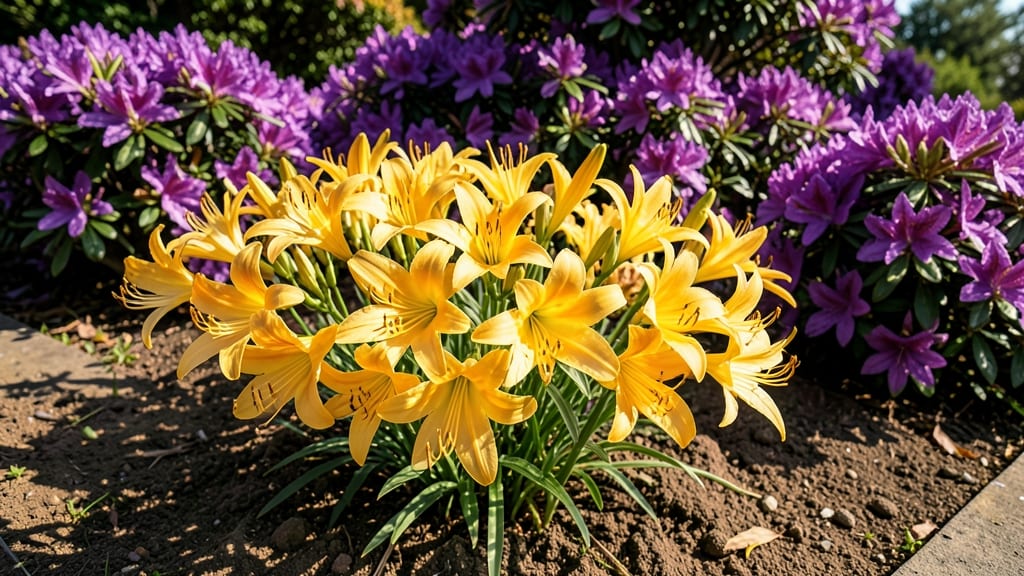 Sunburst Azalea and Daylily Mix