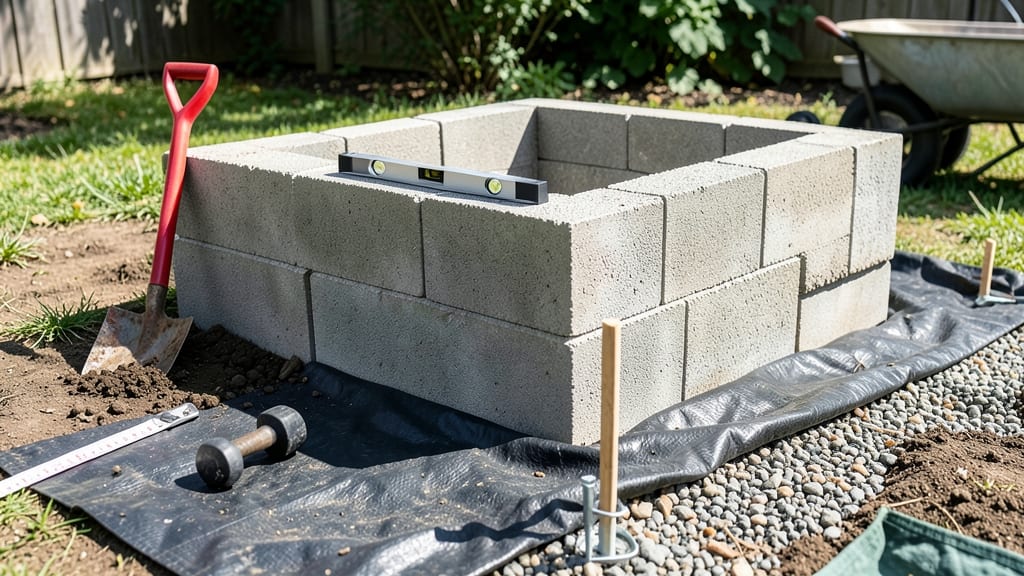 How to Build a Raised Garden Bed with Concrete Blocks: Step-by-Step Stability Guide