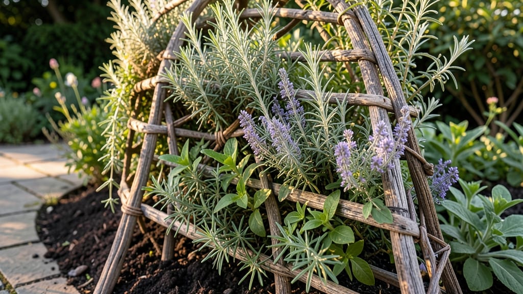 Vertical Herb Spiral Garden