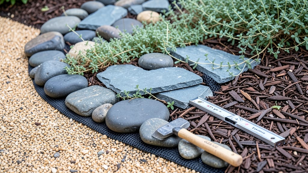 Stone Flower Bed Edging: Timeless Elegance With Natural Stone Curves