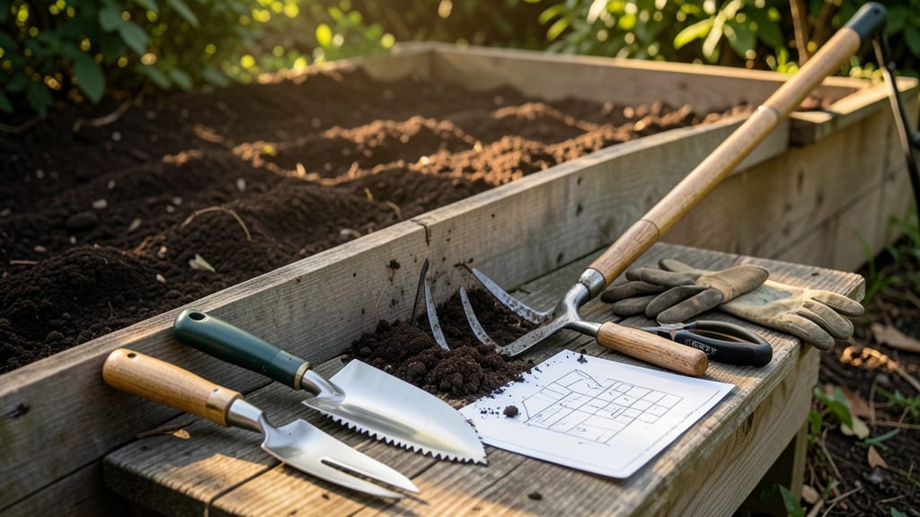 Raised Bed Tools: Precision-Crafted Set for Effortless Planting and Care