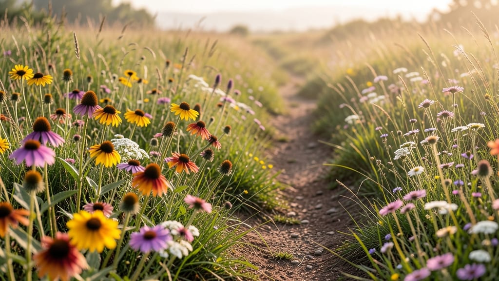 Wildflower Meadow Border Walkway